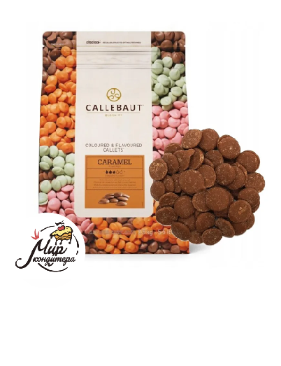 Шоколад молочный со вкусом карамели, Callebaut, 200 гр., 1 шт. 