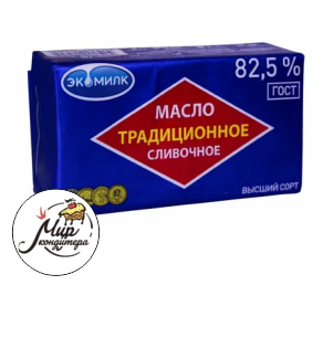 Масло 82,5 % ЭКОМИЛК Традиционное 450 гр.