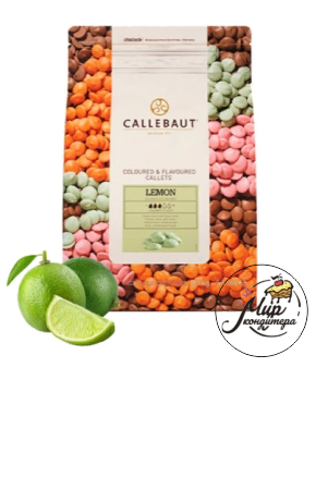 Шоколад со вкусом лайма, Callebaut,2,5 кг.